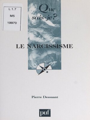 cover image of Le narcissisme